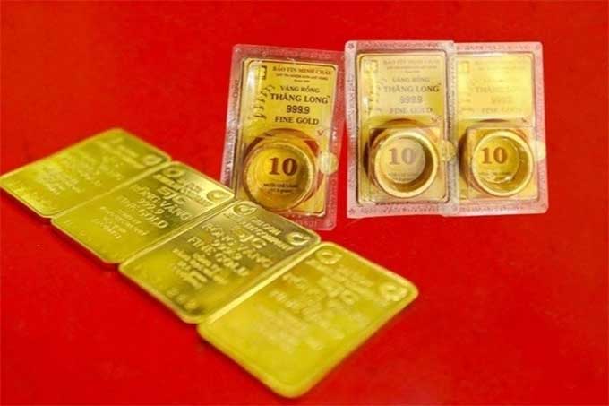 Giá vàng miếng SJC và DOJI đồng loạt giảm